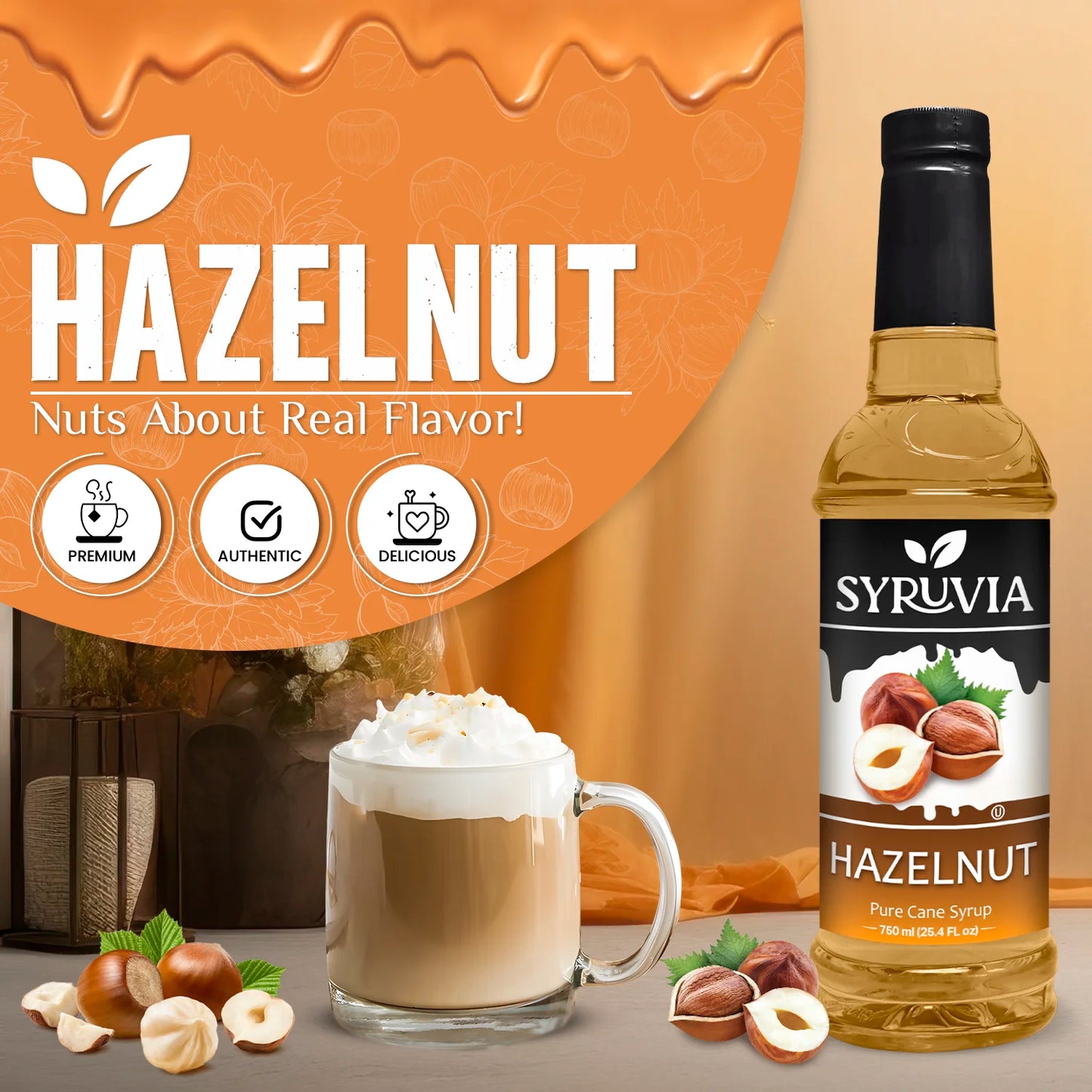 Hazelnut Coffee Syrup