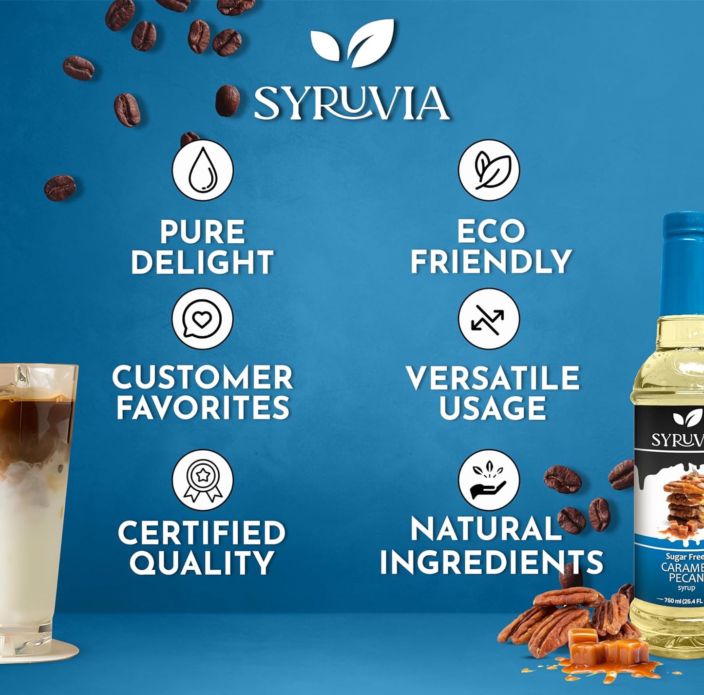 Caramel Pecan Sugar free syrup