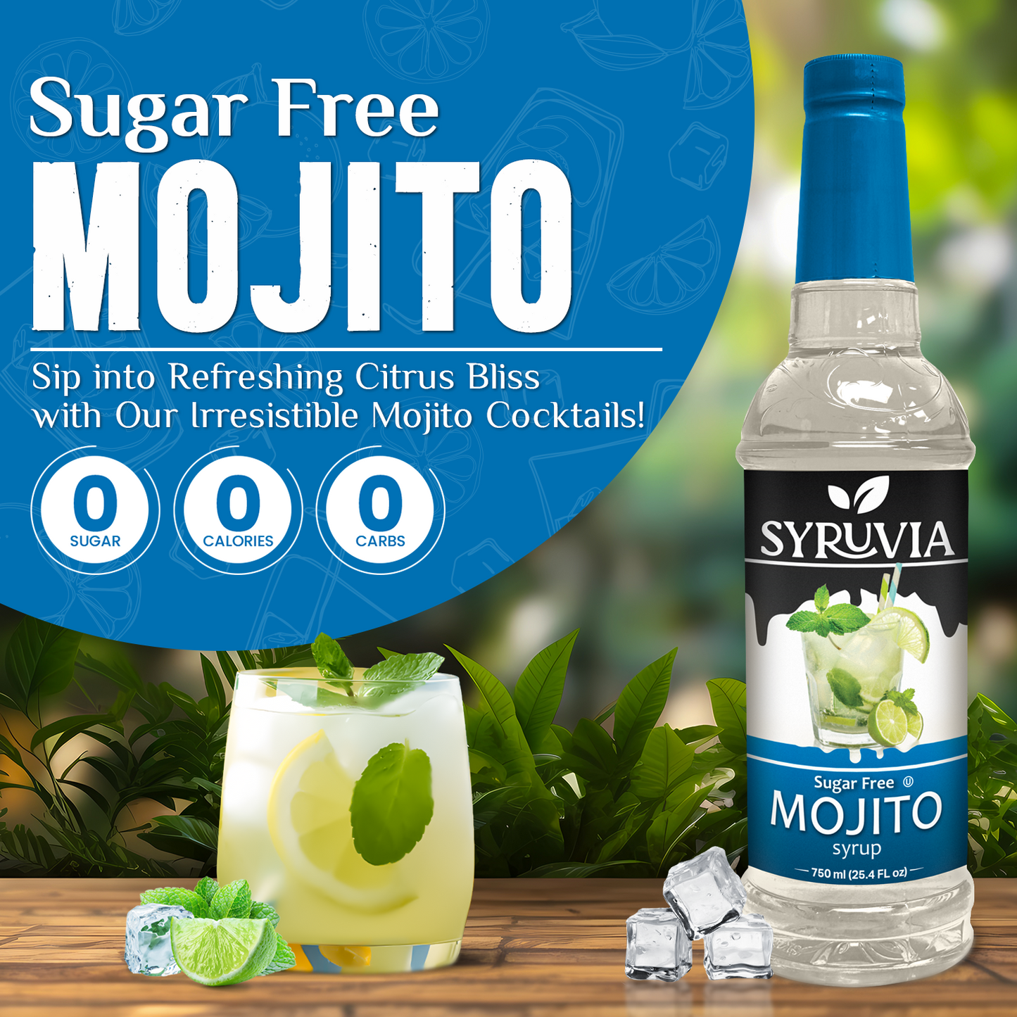 Sugar-Free Mojito Syrup