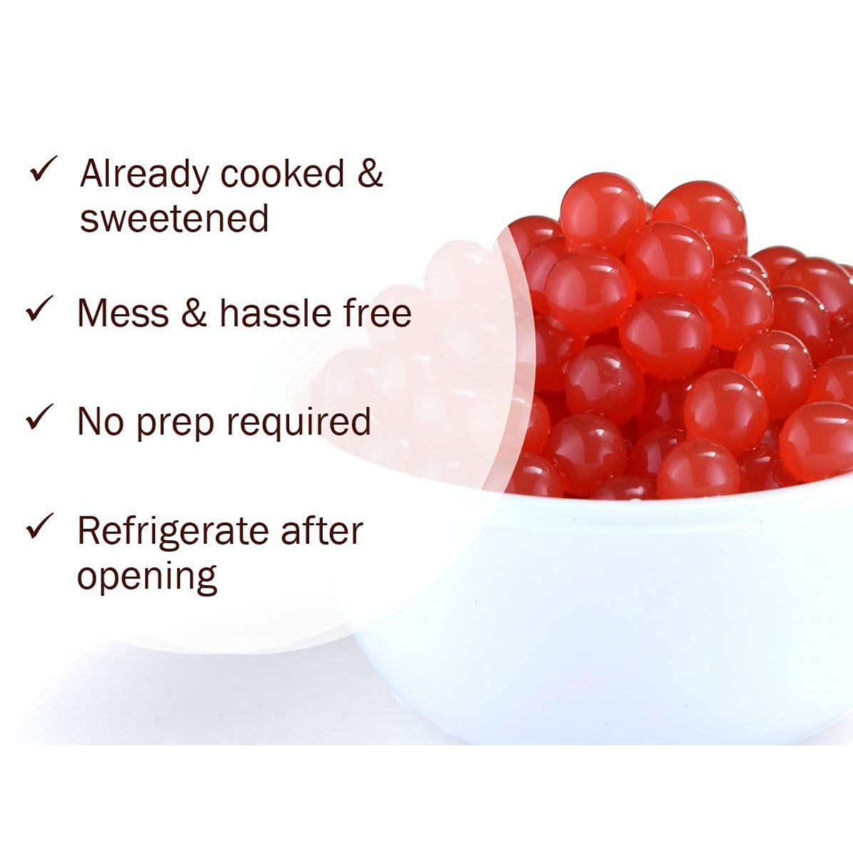 strawberry bubble pearls