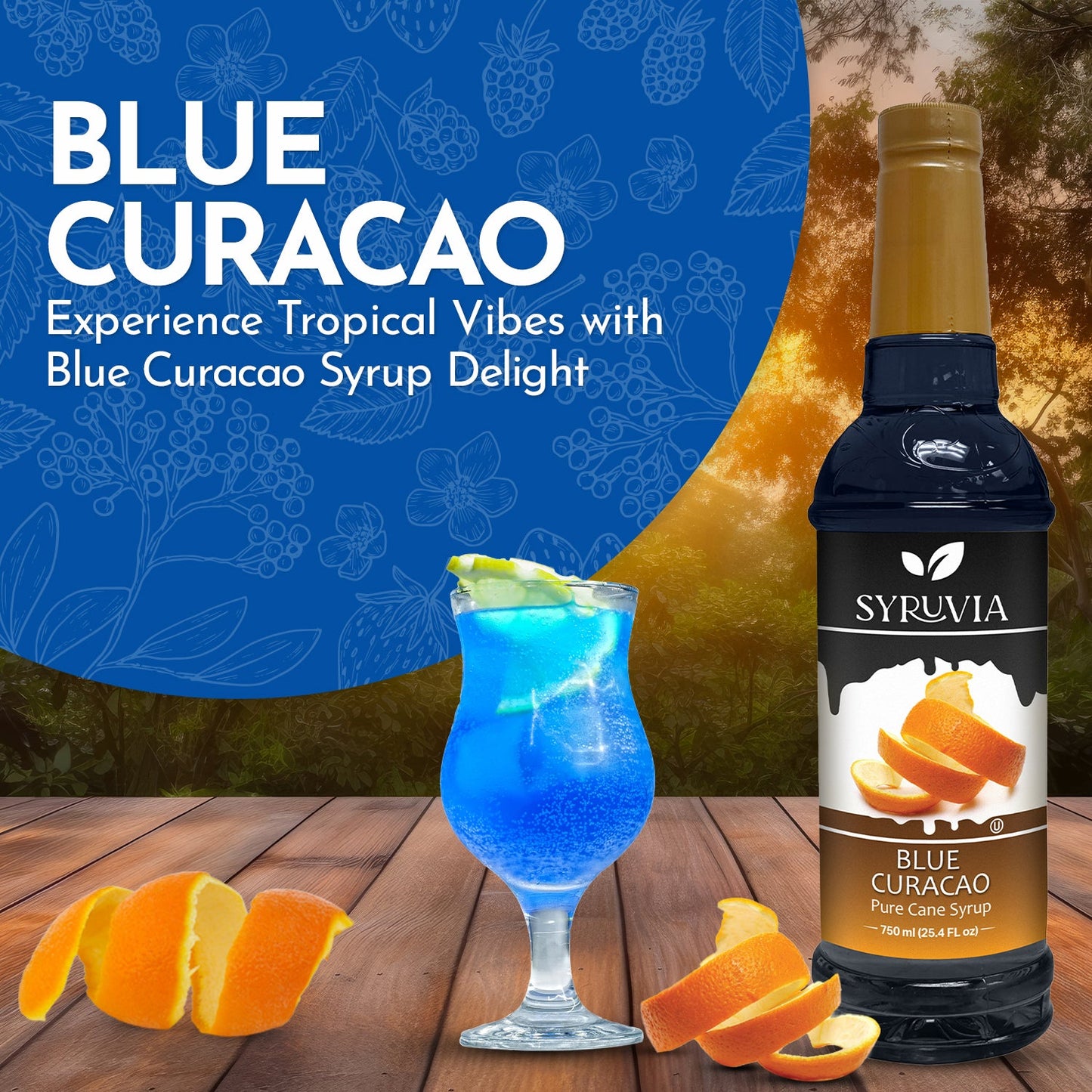 Blue Curacao Syrup