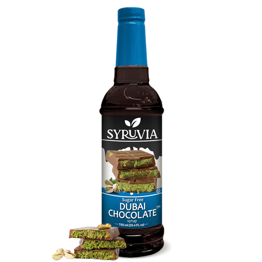 Dubai Chocolate sugar free syrup coffee