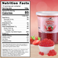 Nutrition Facts 2 LB Strawberry Flavored Boba
