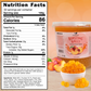 Nutrition Facts 7 LB Peach Flavored Boba