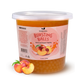 7 LB Peach Flavored Boba Balls for a Bursting and Popping Boba Experience ( 1 case 4x 7lb)