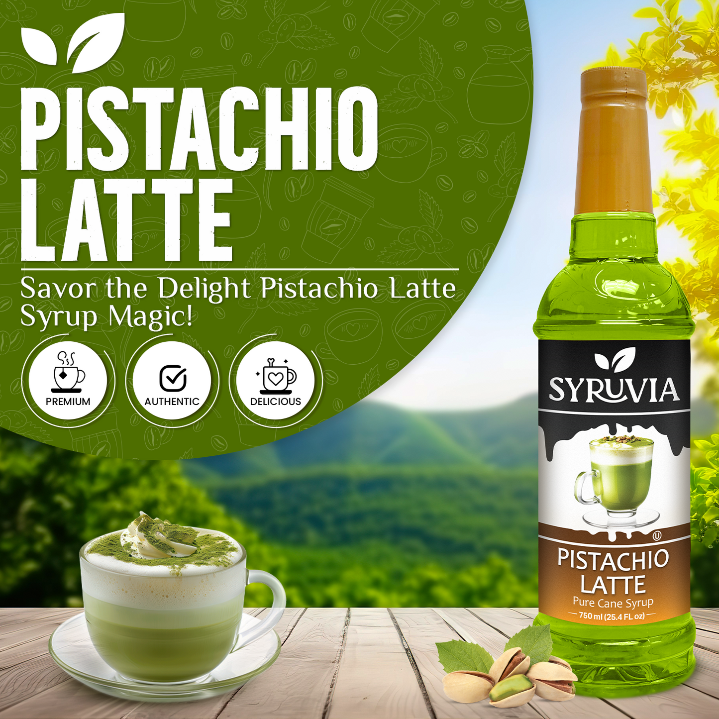 Pistachio Latte Syrup