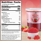 2 LB Strawberry Flavored Boba Balls for a Bursting and Popping Boba Experience ( 1 case 12x 2lb)