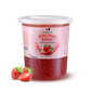2 LB Strawberry Flavored Boba Balls for a Bursting and Popping Boba Experience ( 1 case 12x 2lb)