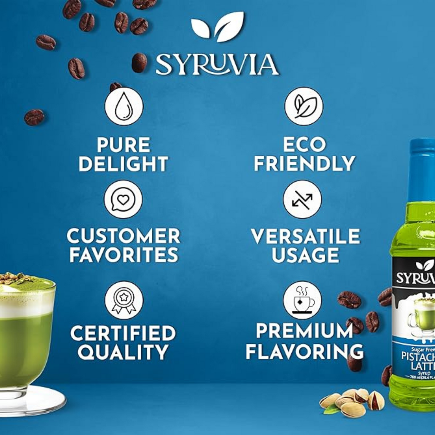 Sugar-Free Pistachio Latte Syrup