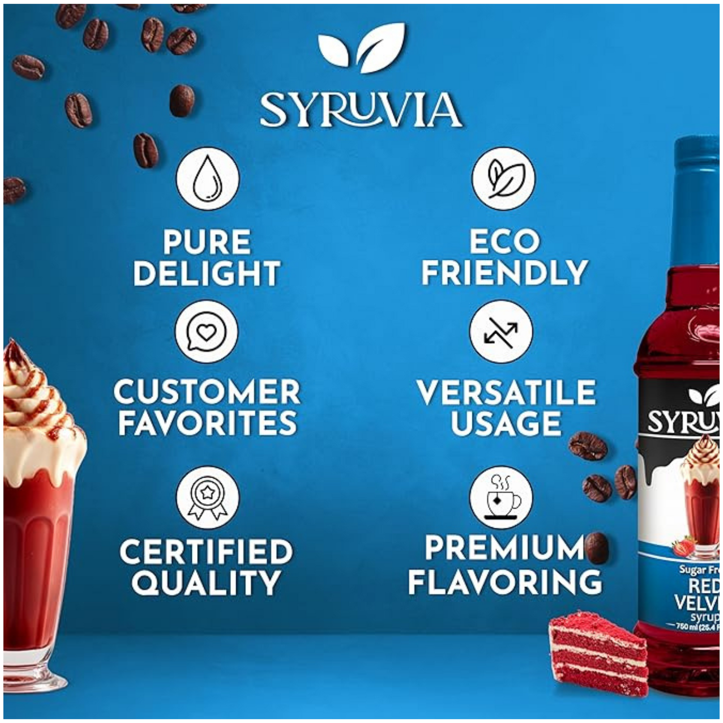 Sugar-Free Red Velvet Syrup